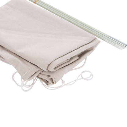 COVER FOR PROFESSIONAL 4X4m UMBRELLA HM6621.02 - SPUN POLYESTER IN BEIGE