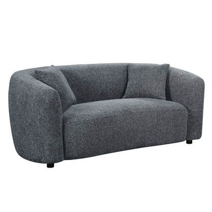 SOFA 2-SEATER NORD HM3322.01 GREY FABRIC 170x91x75Hcm.