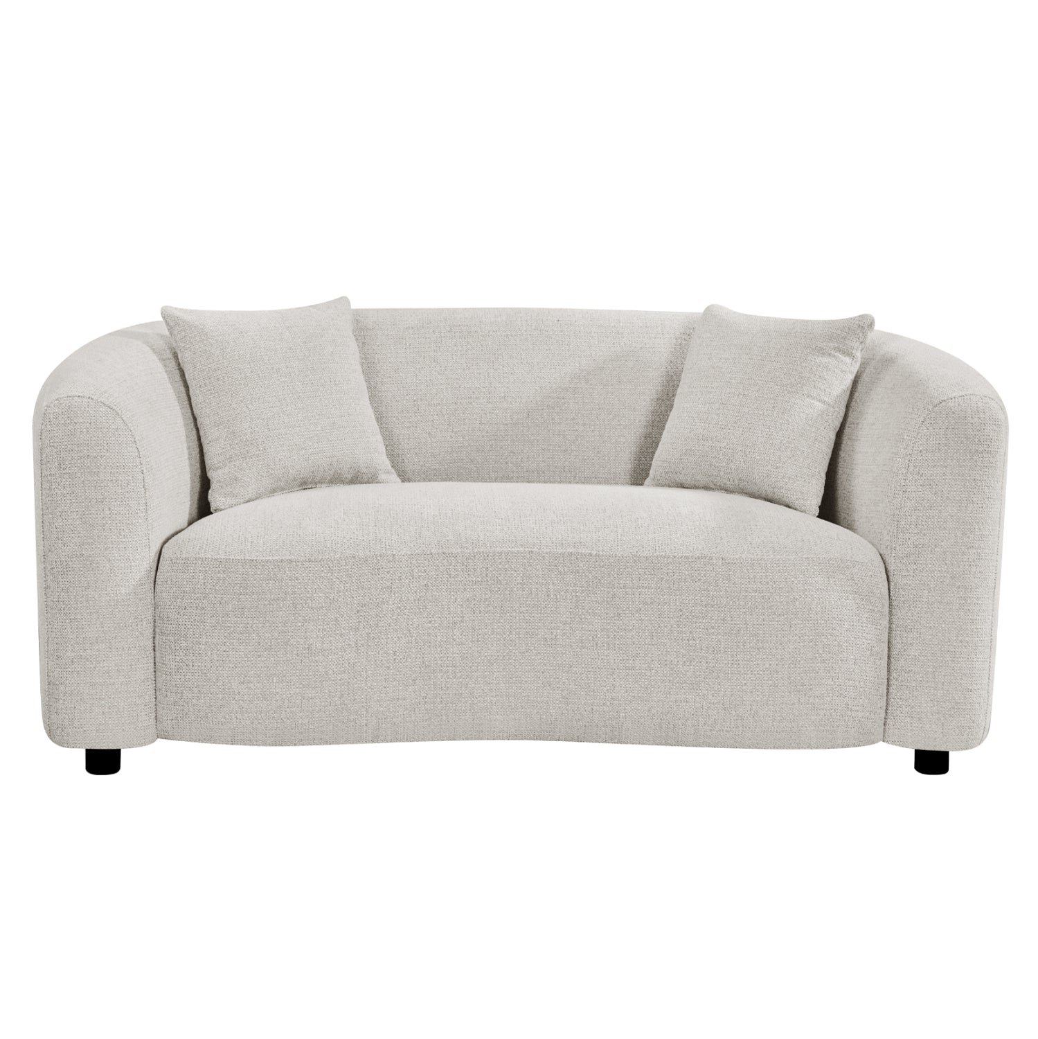 SOFA 2-SEATER NORD HM3322.02 LIGHT BEIGE FABRIC 170x91x75Hcm.