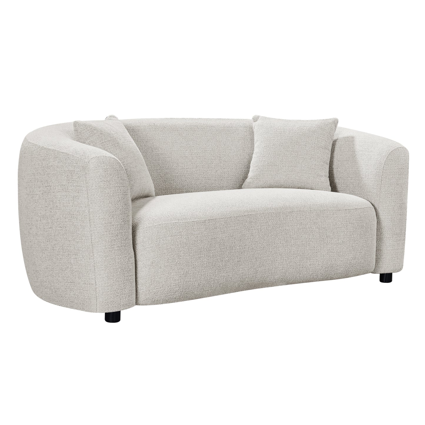 SOFA 2-SEATER NORD HM3322.02 LIGHT BEIGE FABRIC 170x91x75Hcm.