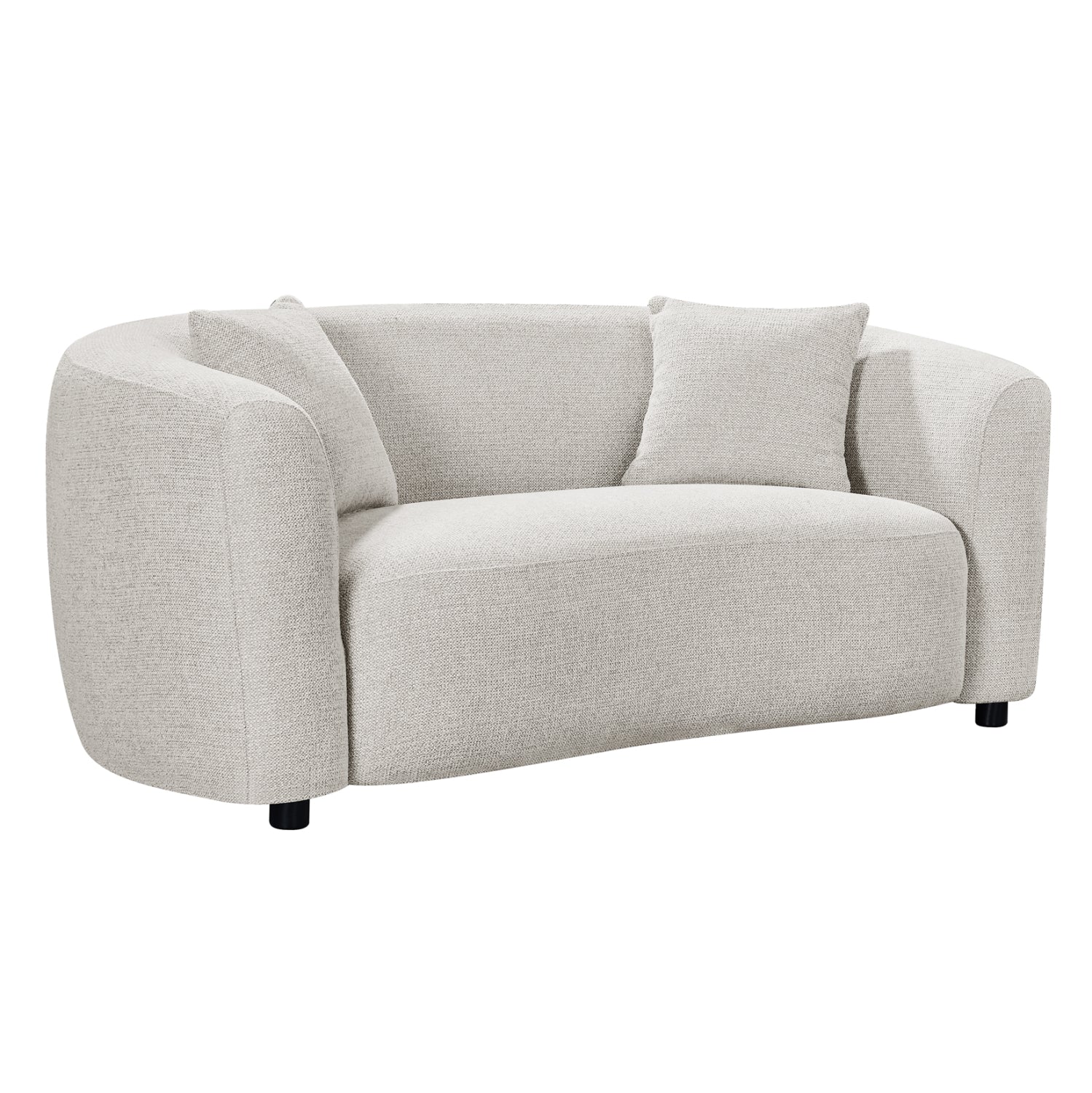 SOFA 2-SEATER NORD HM3322.02 LIGHT BEIGE FABRIC 170x91x75Hcm.