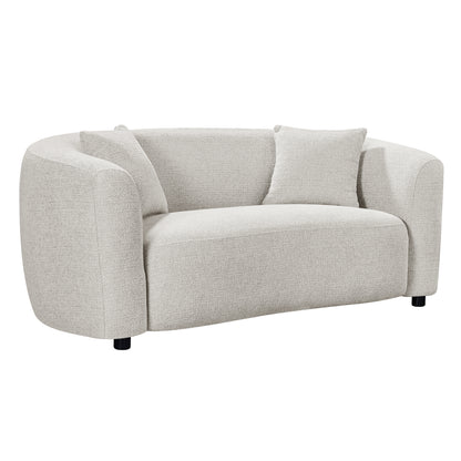SOFA 2-SEATER NORD HM3322.02 LIGHT BEIGE FABRIC 170x91x75Hcm.