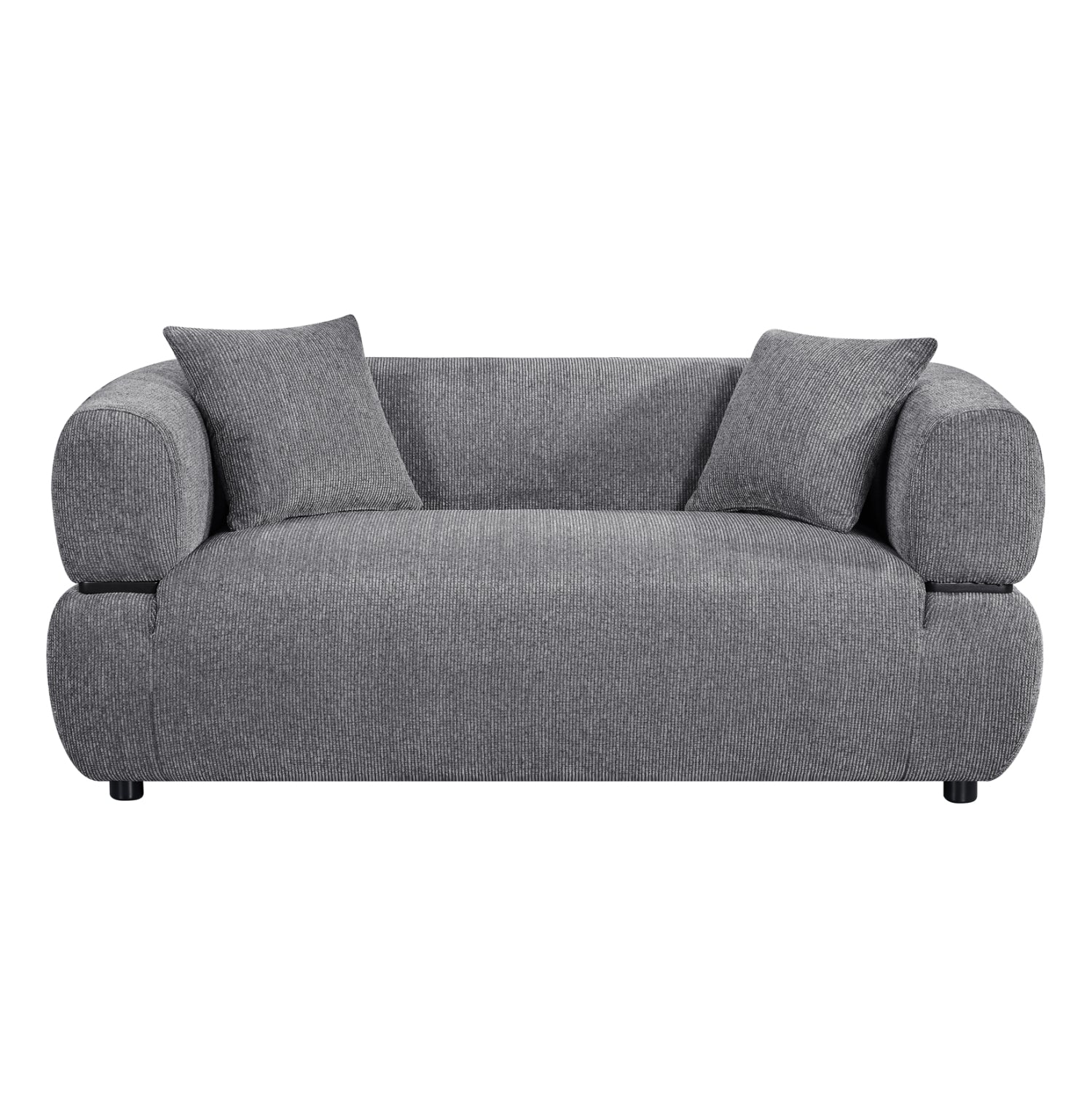 SOFA 2-SEATER ARCTIS HM3328.01 GREY FABRIC 169x88x88Hcm.