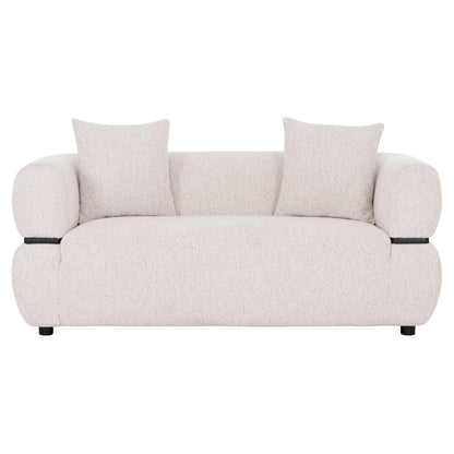 SOFA 2-SEATER ARCTIS HM3328.02 LIGHT BEIGE FABRIC 169x88x88Hcm.