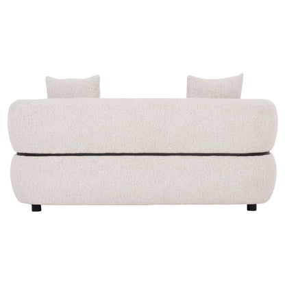 SOFA 2-SEATER ARCTIS HM3328.02 LIGHT BEIGE FABRIC 169x88x88Hcm.