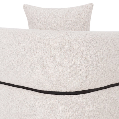 SOFA 2-SEATER ARCTIS HM3328.02 LIGHT BEIGE FABRIC 169x88x88Hcm.