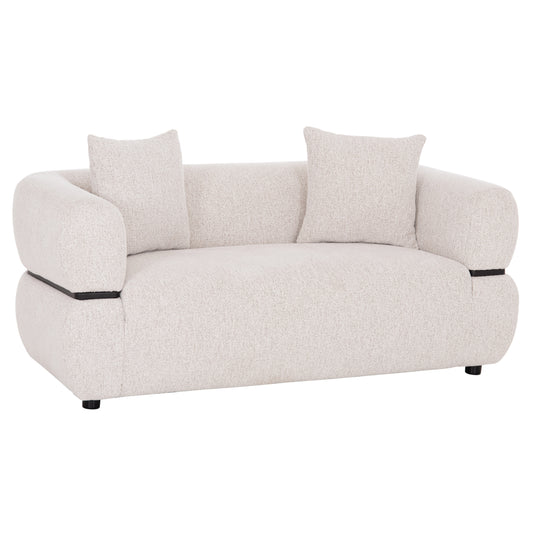 SOFA 2-SEATER ARCTIS HM3328.02 LIGHT BEIGE FABRIC 169x88x88Hcm.