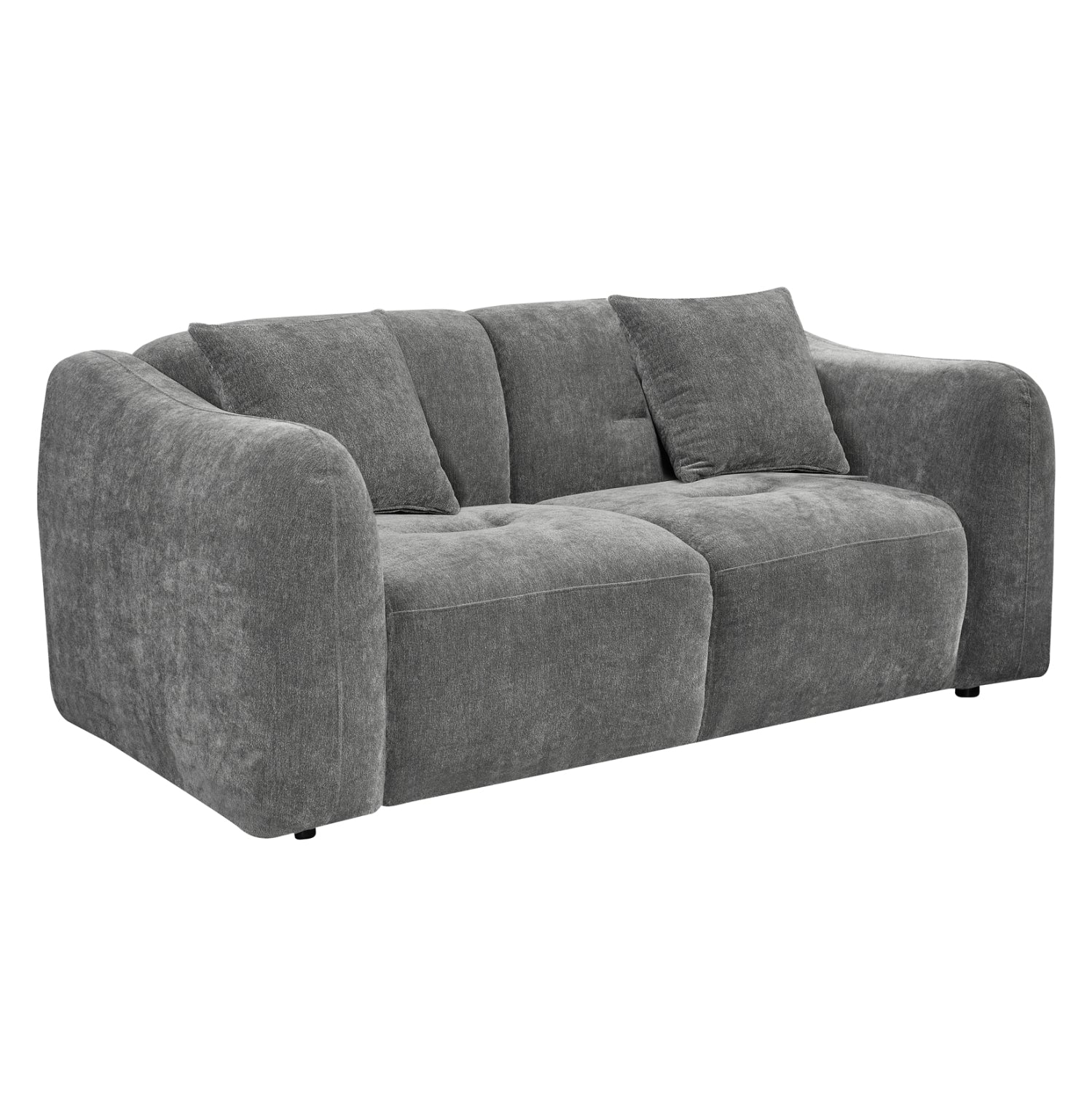 SOFA 2-SEATER JUNOA HM3334.01 GREY FABRIC 172x89x74Hcm.