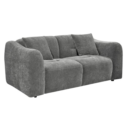 SOFA 2-SEATER JUNOA HM3334.01 GREY FABRIC 172x89x74Hcm.