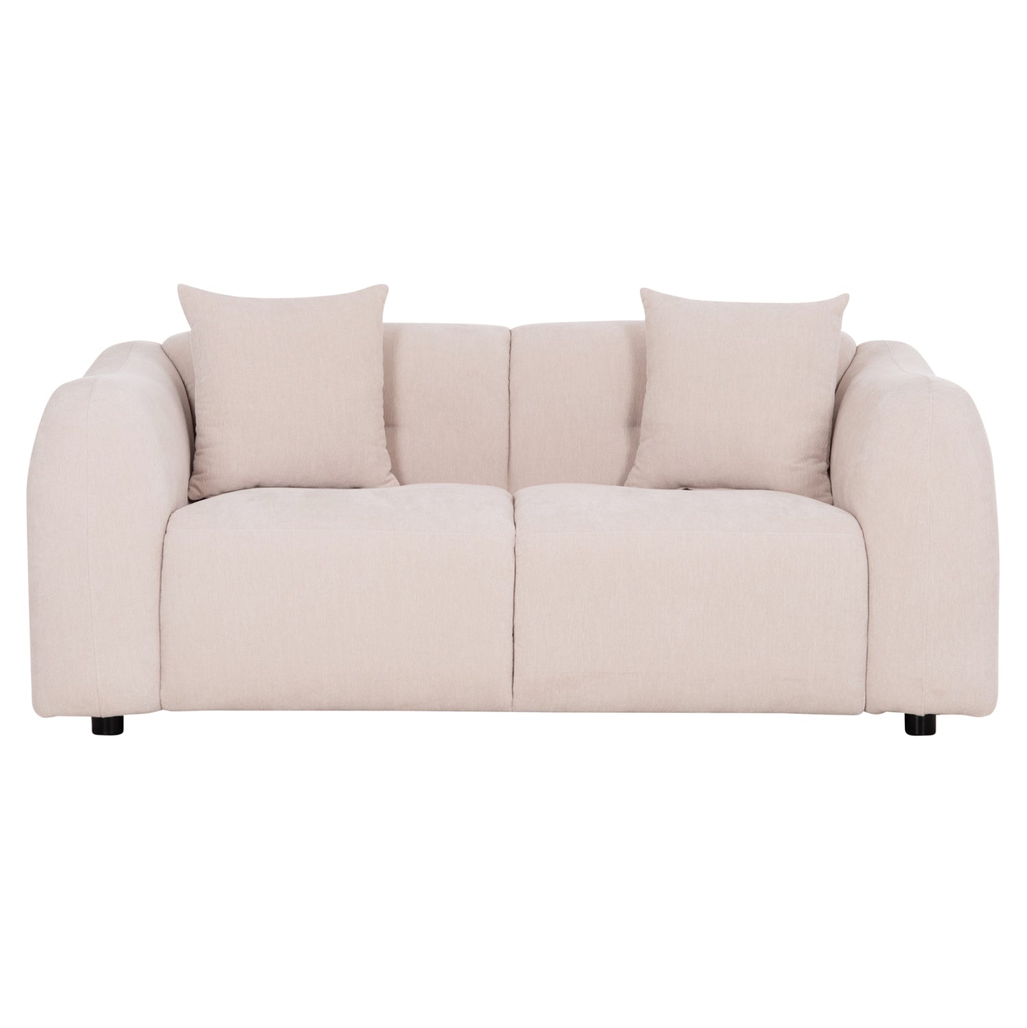SOFA 2-SEATER JUNOA HM3334.02 ECRU FABRIC 172x89x85Hcm.