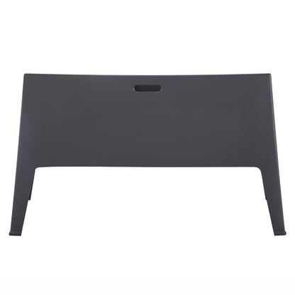 POLYPROPYLENE 2-SEATER SOFA SLEEK HM6366.10 GREY COLOR 133x68x73Hcm.
