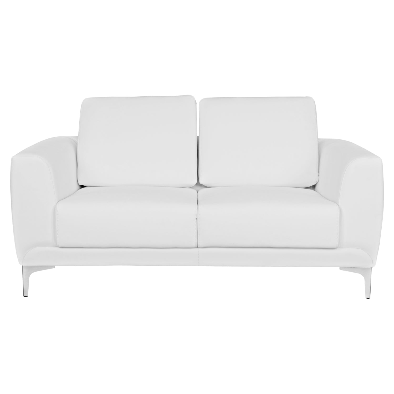 Sofa 2 seater Kenzie HM3121.22 with White PU 142x81x81 cm