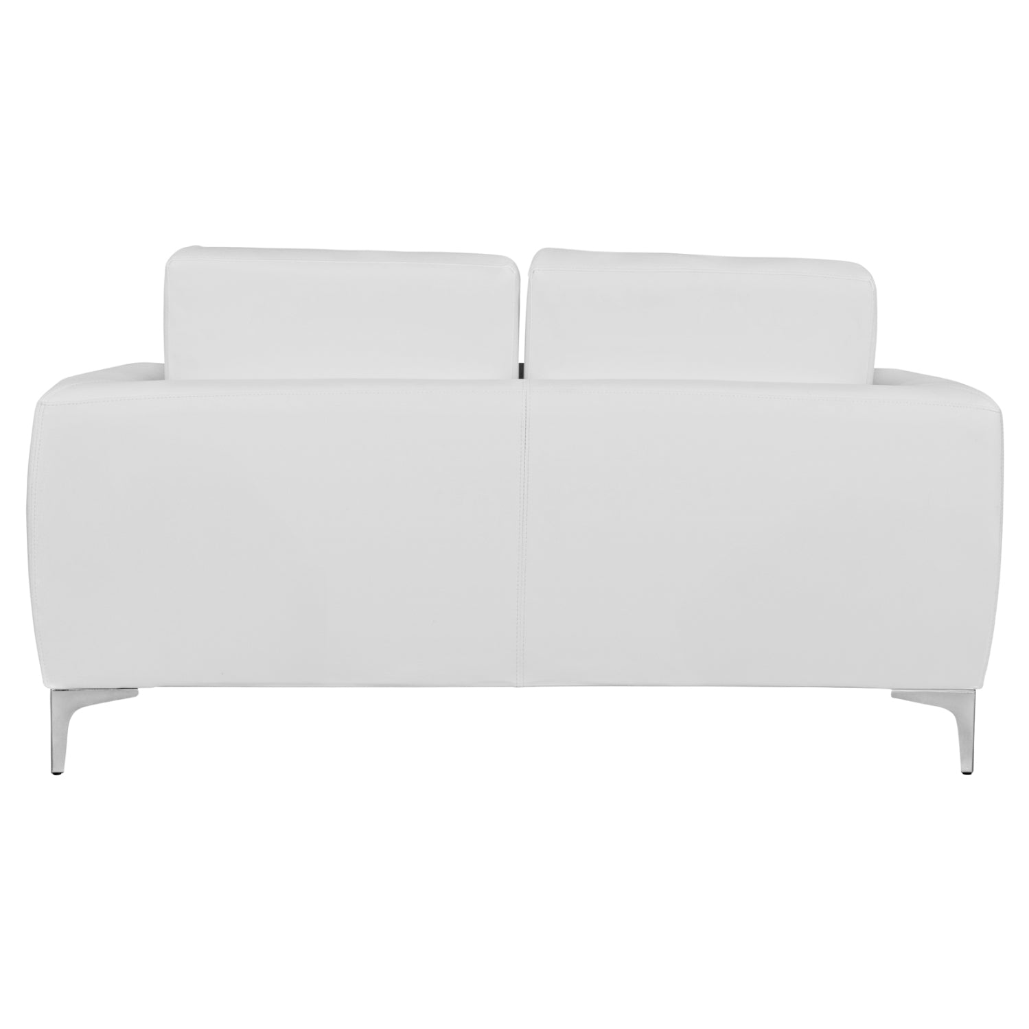 Sofa 2 seater Kenzie HM3121.22 with White PU 142x81x81 cm