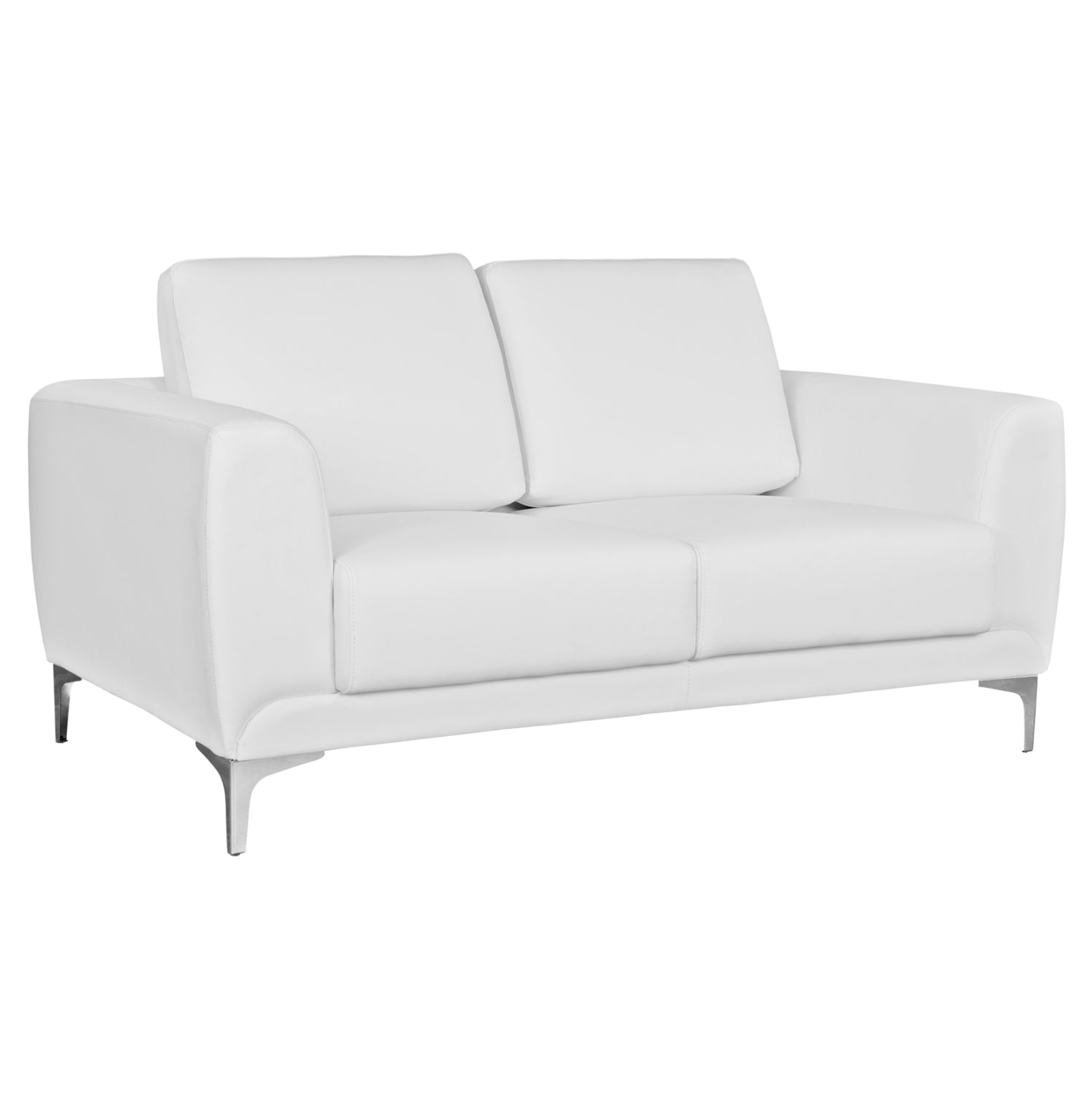 Sofa 2 seater Kenzie HM3121.22 with White PU 142x81x81 cm
