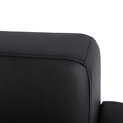 2 Seater Sofa Nellie HM3159.21 Black PU 113x71x71cm