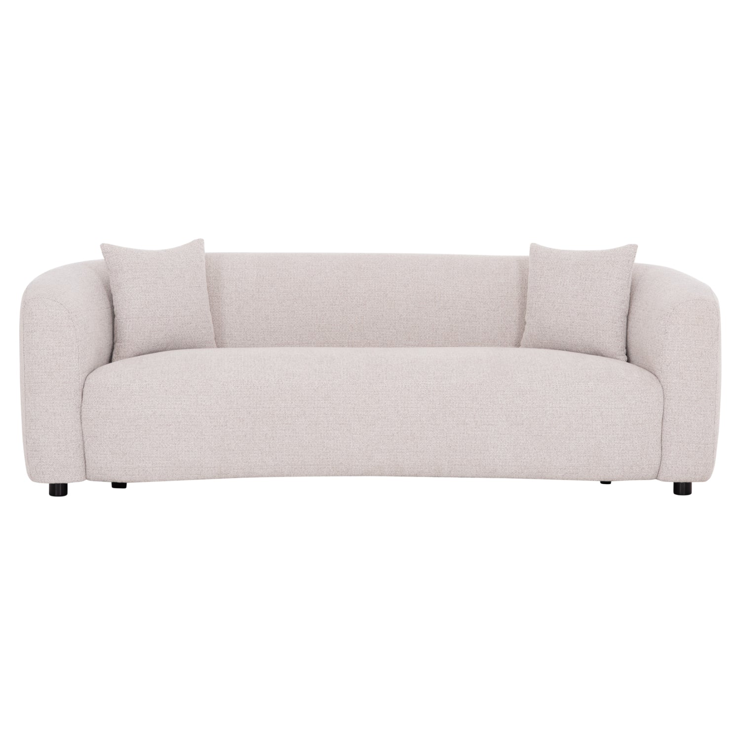 SOFA 3-SEATER NORD HM3321.02 LIGHT BEIGE FABRIC 230x96x75Hcm.