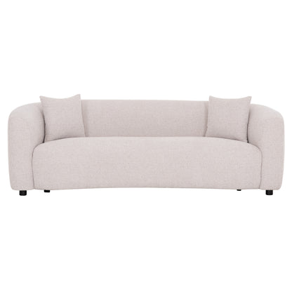 SOFA 3-SEATER NORD HM3321.02 LIGHT BEIGE FABRIC 230x96x75Hcm.