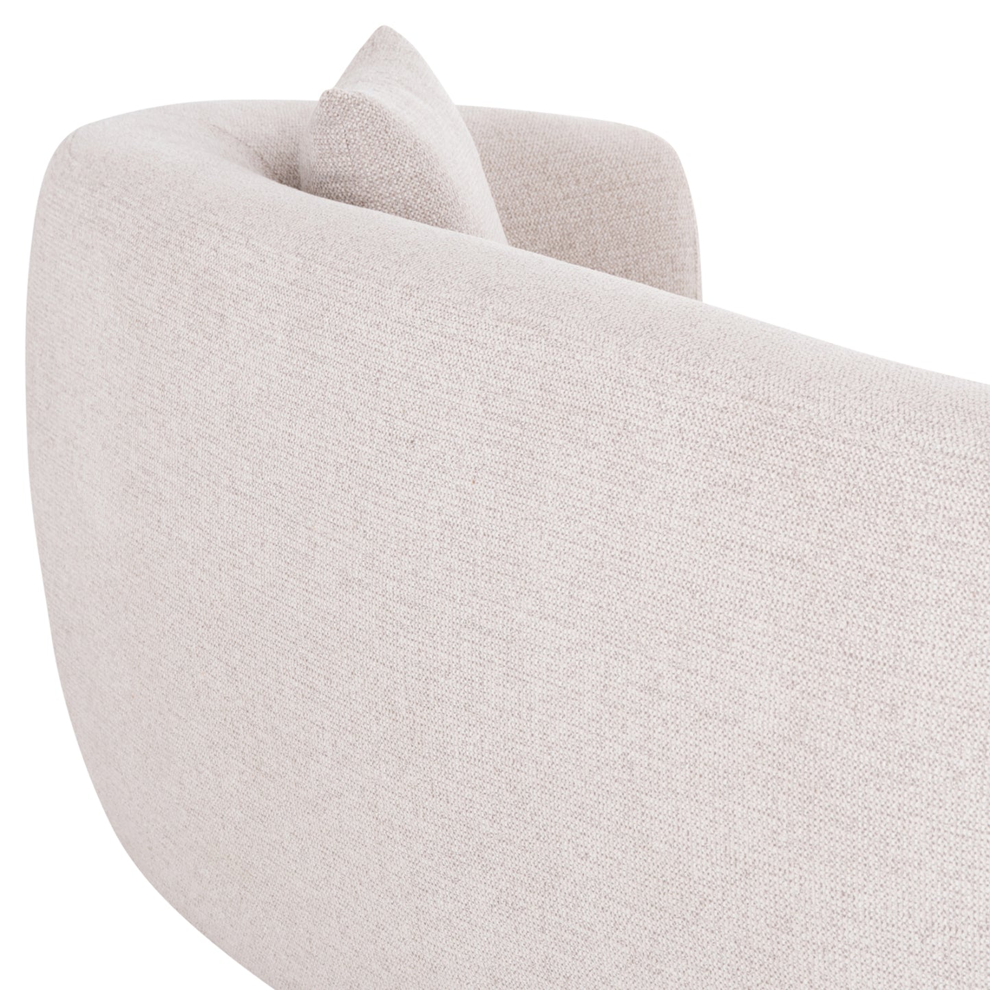 SOFA 3-SEATER NORD HM3321.02 LIGHT BEIGE FABRIC 230x96x75Hcm.