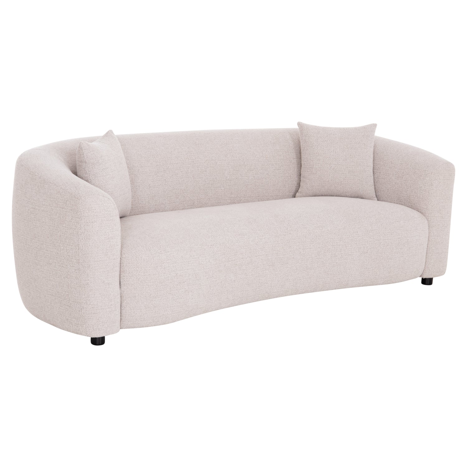 SOFA 3-SEATER NORD HM3321.02 LIGHT BEIGE FABRIC 230x96x75Hcm.