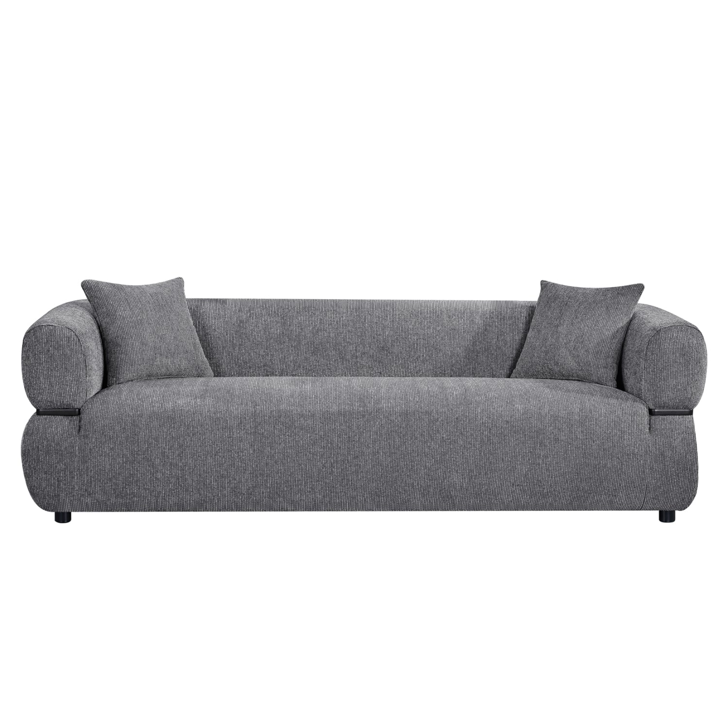 SOFA 3-SEATER ARCTIS HM3327.01 GREY FABRIC 229x88x88Hcm.