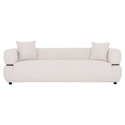 SOFA 3-SEATER ARCTIS HM3327.02 LIGHT BEIGE FABRIC 229x88x88Hcm.