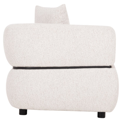 SOFA 3-SEATER ARCTIS HM3327.02 LIGHT BEIGE FABRIC 229x88x88Hcm.