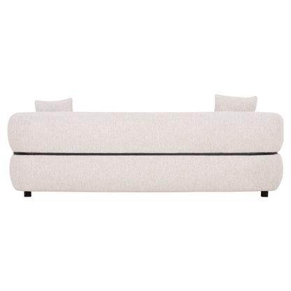 SOFA 3-SEATER ARCTIS HM3327.02 LIGHT BEIGE FABRIC 229x88x88Hcm.