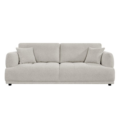 SOFA 3-SEATER STRUCTO HM3329.02 LIGHT BEIGE FABRIC 227x94x88Hcm.