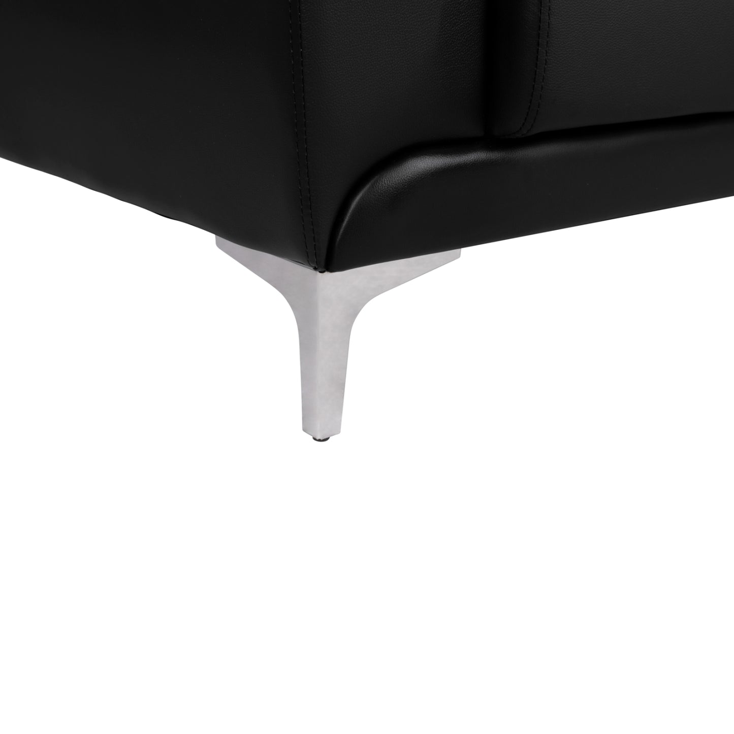 Sofa 3 seater Kenzie HM3121.31 with Black PU 190x81x81  cm