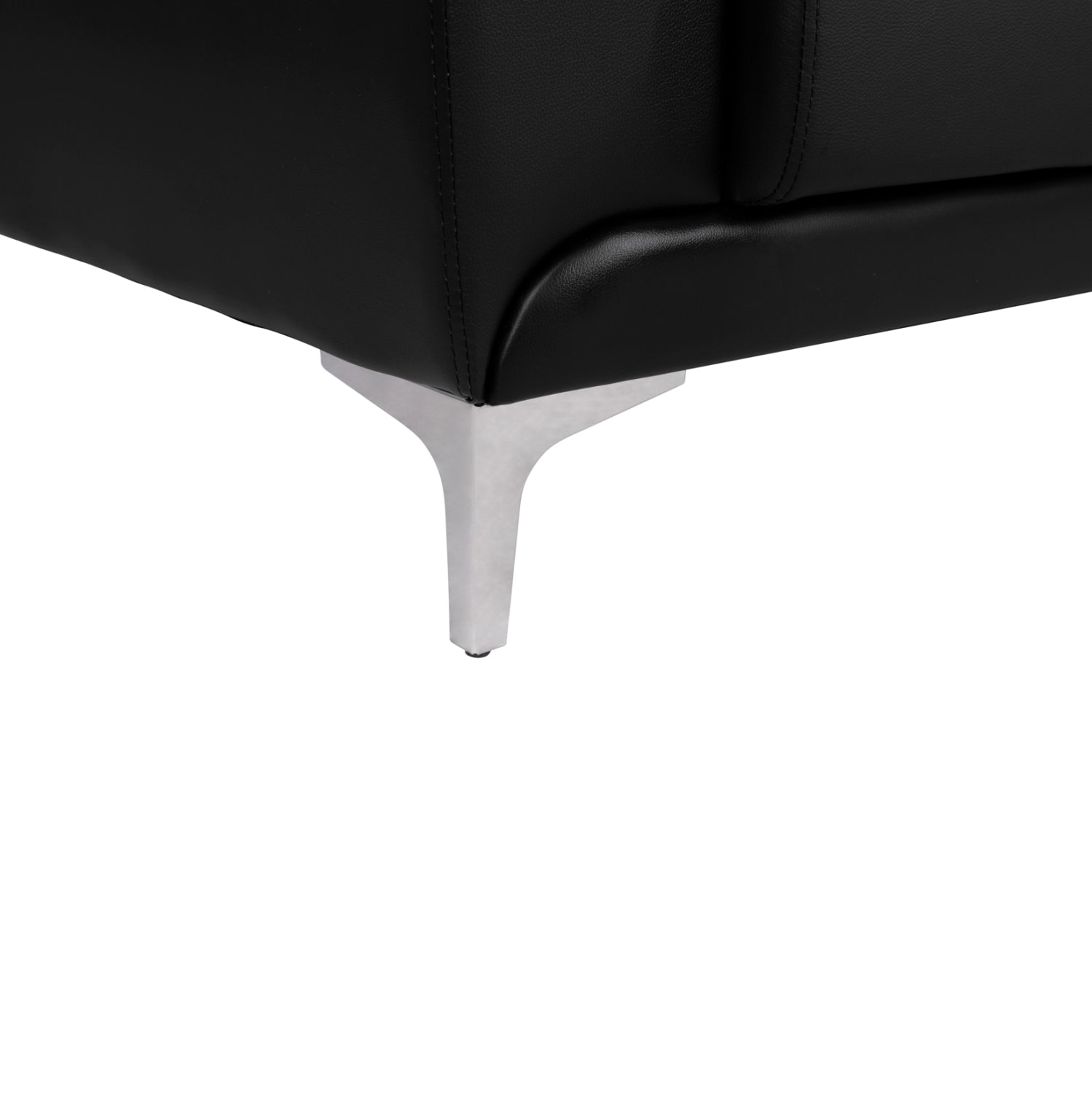 Sofa 3 seater Kenzie HM3121.31 with Black PU 190x81x81  cm