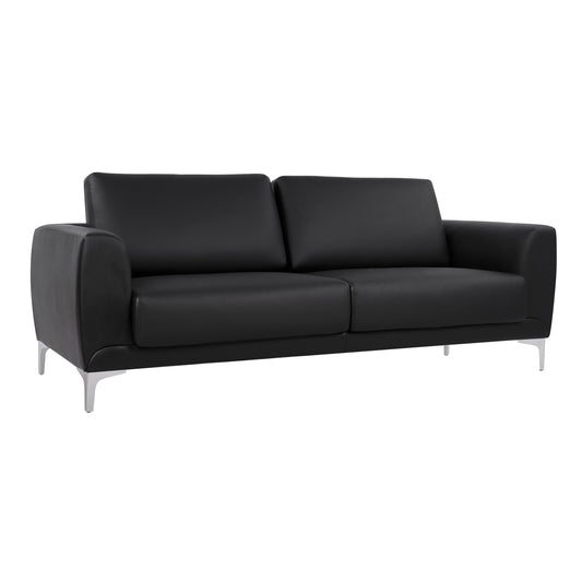 Sofa 3 seater Kenzie HM3121.31 with Black PU 190x81x81  cm