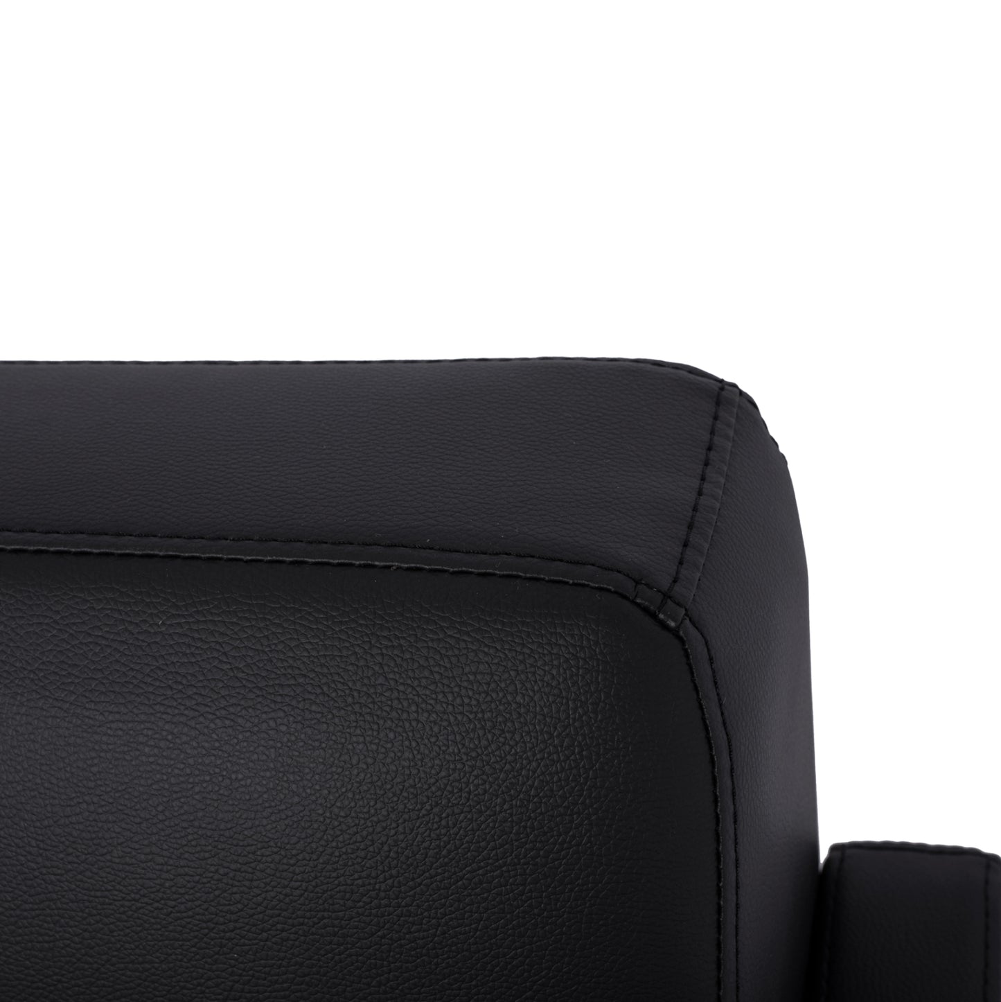 Sofa 3 seater Nellie HM3159.31 with black PU 163x71x71cm
