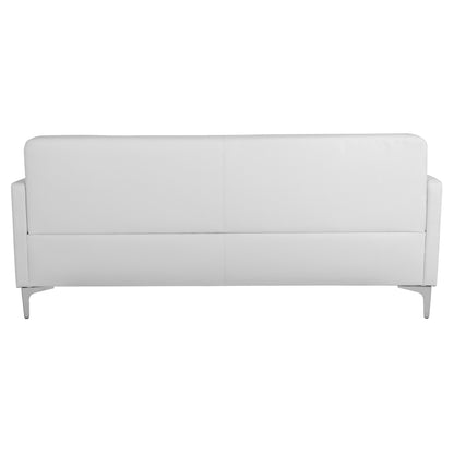 Sofa 3 seater Nellie HM3159.32 with white PU 163x71x71cm