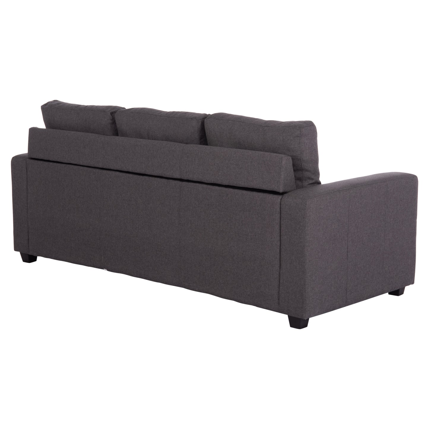 Reversible Corner Sofa PAGE HM3004.02 in Grey Fabric 205x82-140x87H cm.