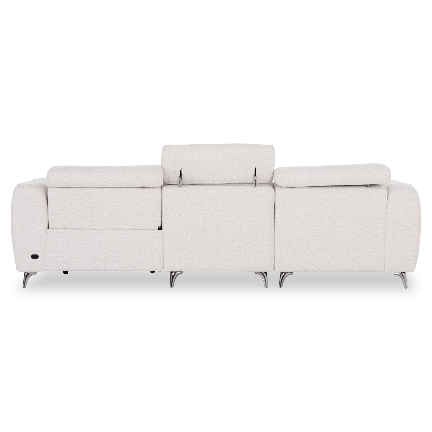 LEFT CORNER 3-SEAT SOFA WITH RECLINE VALENTE HM3317.02L BEIGE FABRIC 275x160x104H