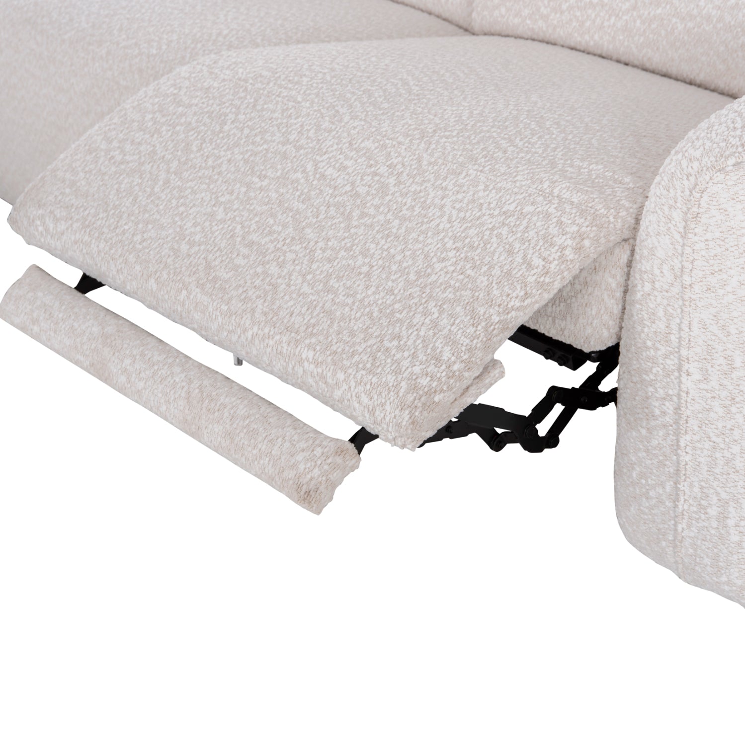 LEFT CORNER 3-SEAT SOFA WITH RECLINE VALENTE HM3317.02L BEIGE FABRIC 275x160x104H