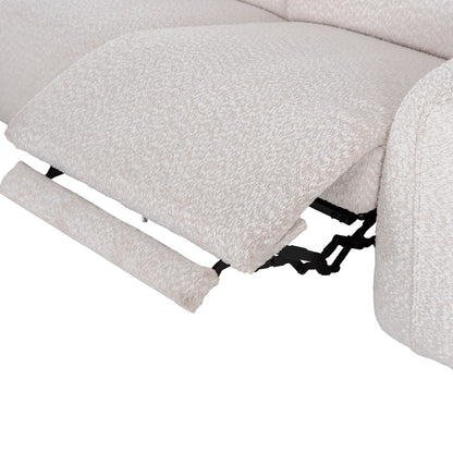LEFT CORNER 3-SEAT SOFA WITH RECLINE VALENTE HM3317.02L BEIGE FABRIC 275x160x104H