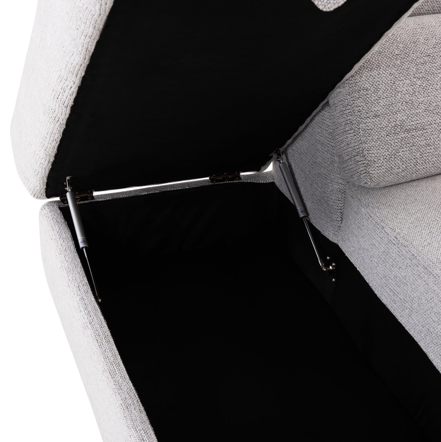 SOFA LEFT CORNER-RECLINE & STORAGE SPACE RESTRO HM3339.02L BEIGE FABRIC 290x220x80Hcm.