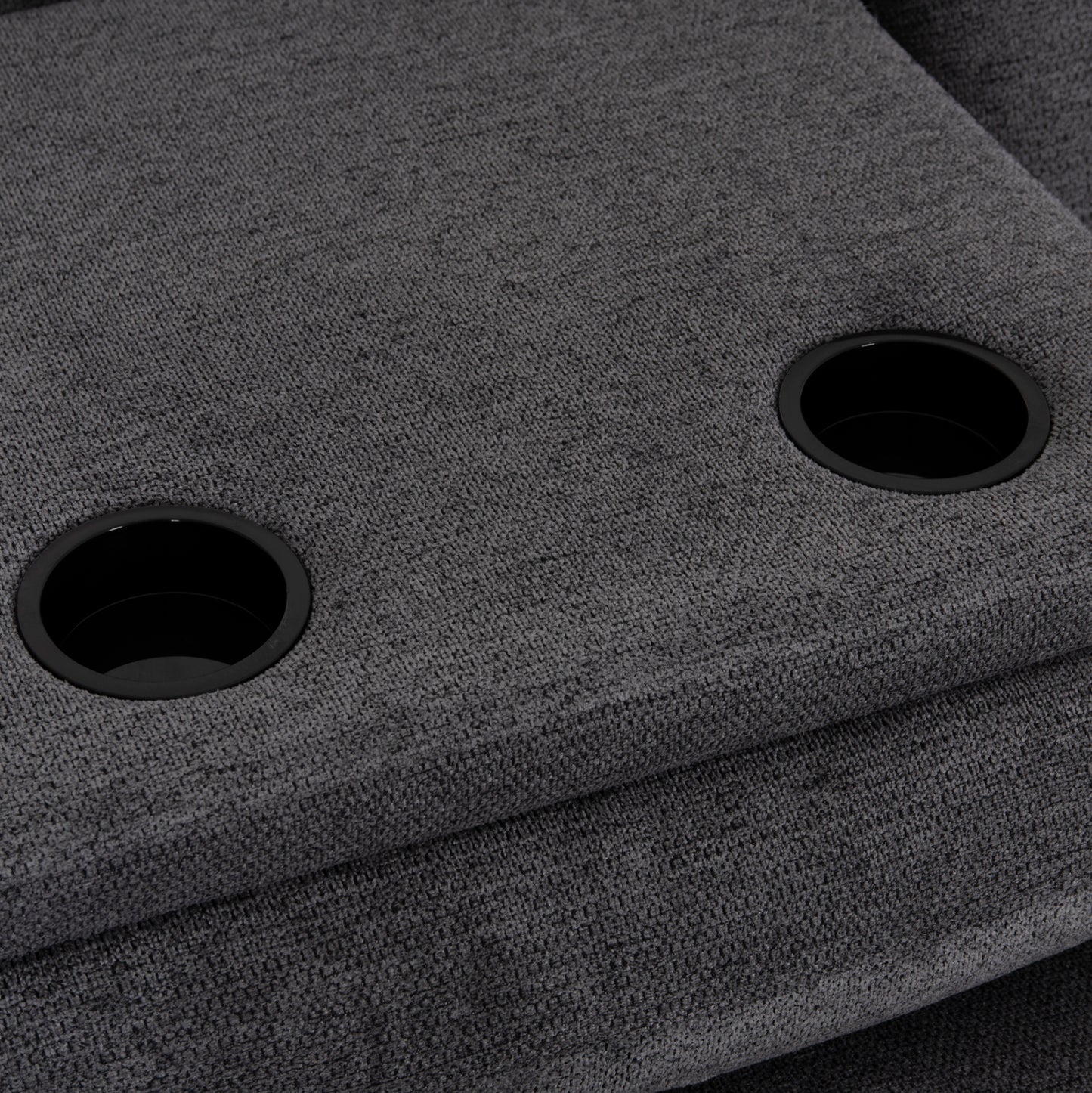 LEFT CORNER SOFA SYNTHIA HM3308.03L RECLINE & STORAGE SPACE--GREY FABRIC 245x170x98Hcm.