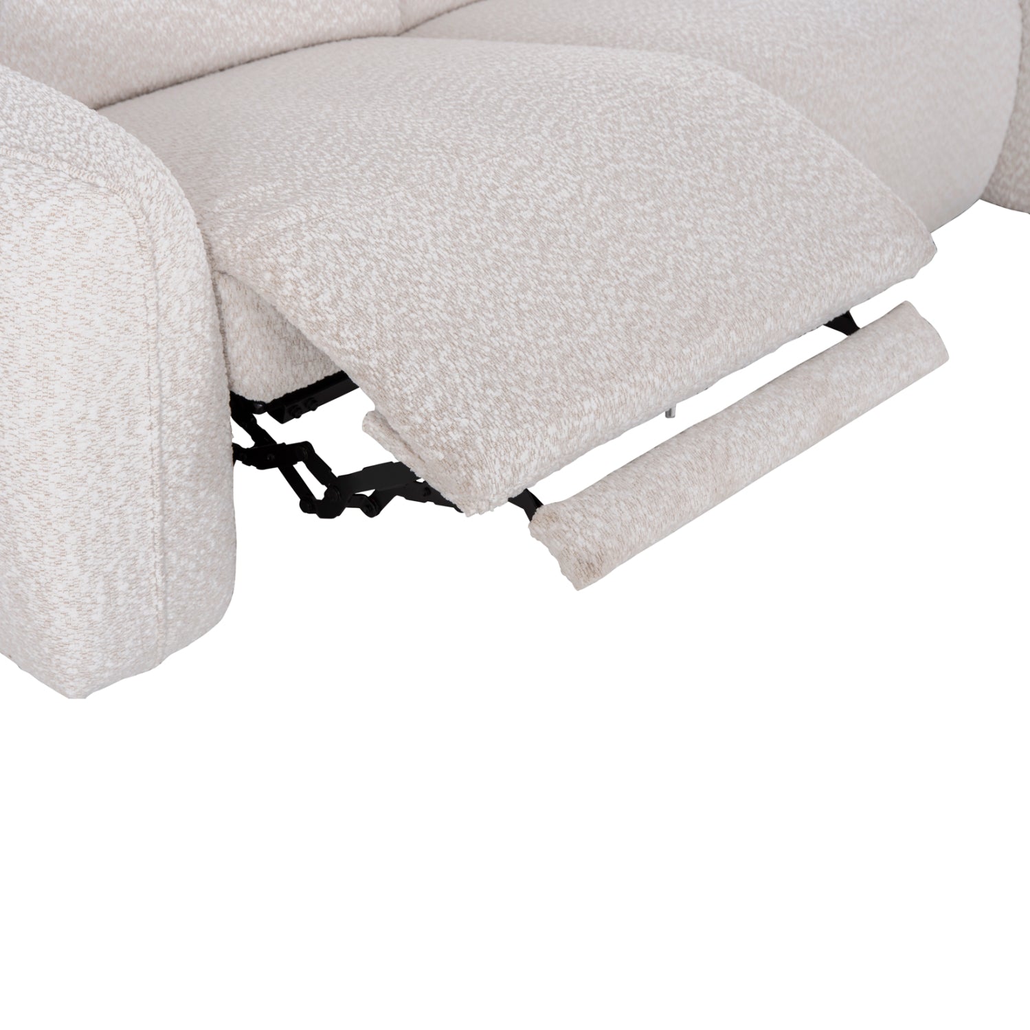 RIGHT CORNER 3-SEAT SOFA WITH RECLINE VALENTE SM3317.02R BEIGE FABRIC 275x160x104H