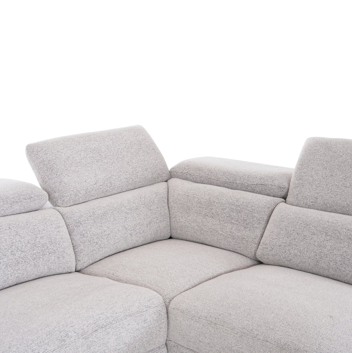 SOFA RIGHT CORNER-RECLINE & STORAGE SPACE RESTRO HM3339.02R BEIGE FABRIC 290x220x80Hcm.