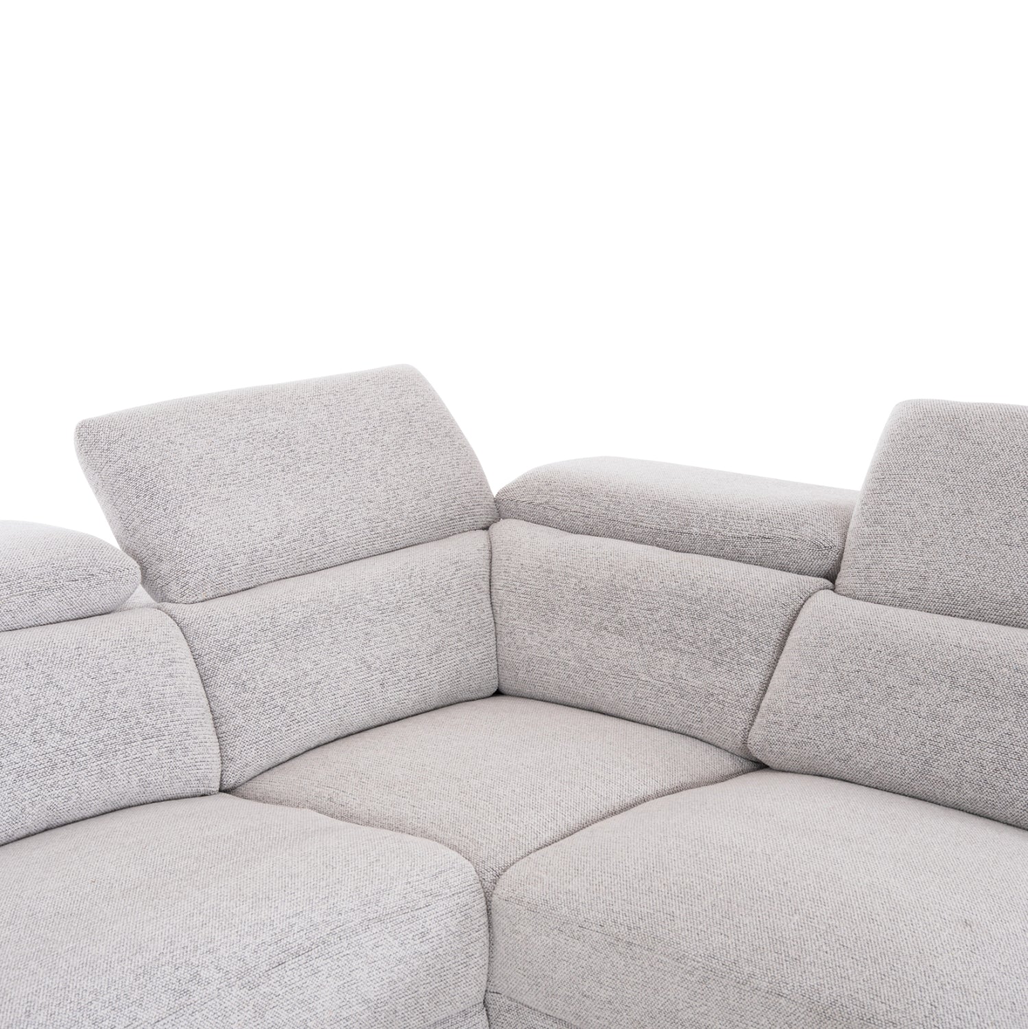 SOFA RIGHT CORNER-RECLINE & STORAGE SPACE RESTRO HM3339.02R BEIGE FABRIC 290x220x80Hcm.