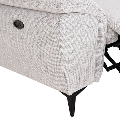 SOFA RIGHT CORNER-RECLINE & STORAGE SPACE RESTRO HM3339.02R BEIGE FABRIC 290x220x80Hcm.