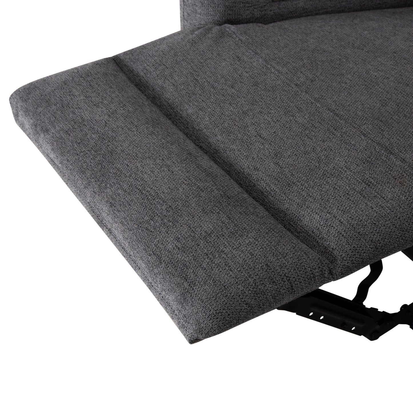 RIGHT CORNER SOFA SYNTHIA HM3308.03R RECLINE & STORAGE SPACE--GREY FABRIC 245x170x98Hcm.