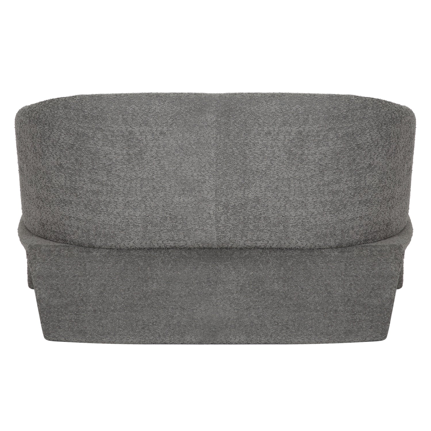 SOFA 2-SEATER BEVY2 HM9678.01 GREY BOUCLE FABRIC-METAL FRAME 128x72x74Hcm.