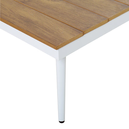 Corner Sofa Aluminum with Table for outdoor spaces HM5126.11