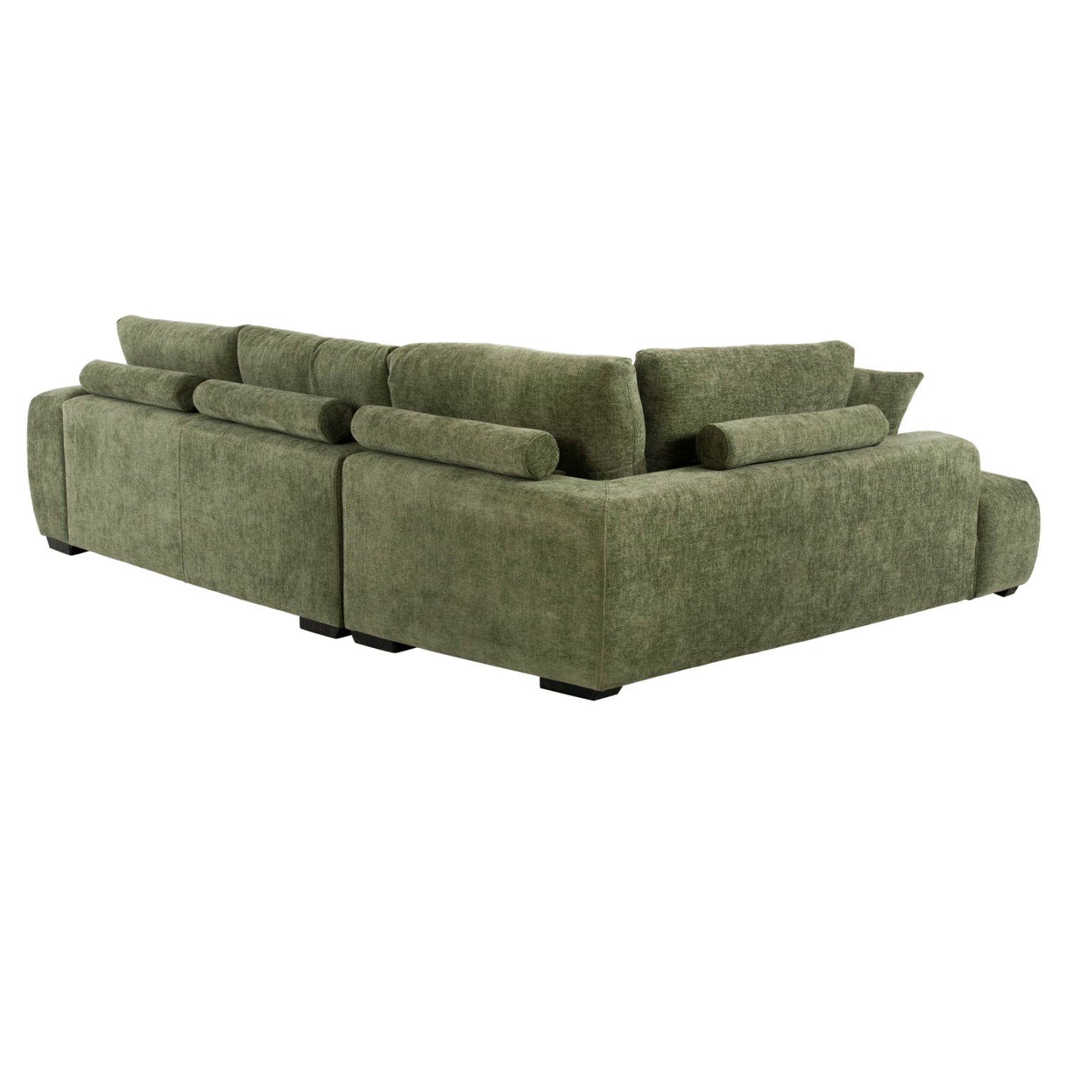 CORNER SOFA (LEFT) COVEN HM3266.14L GREEN FABRIC 298x102-208x85Hcm.