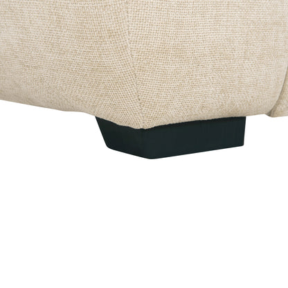 CORNER SOFA (RIGHT) COVEN HM3266.01R ECRU FABRIC 298x102-208x85Hcm.