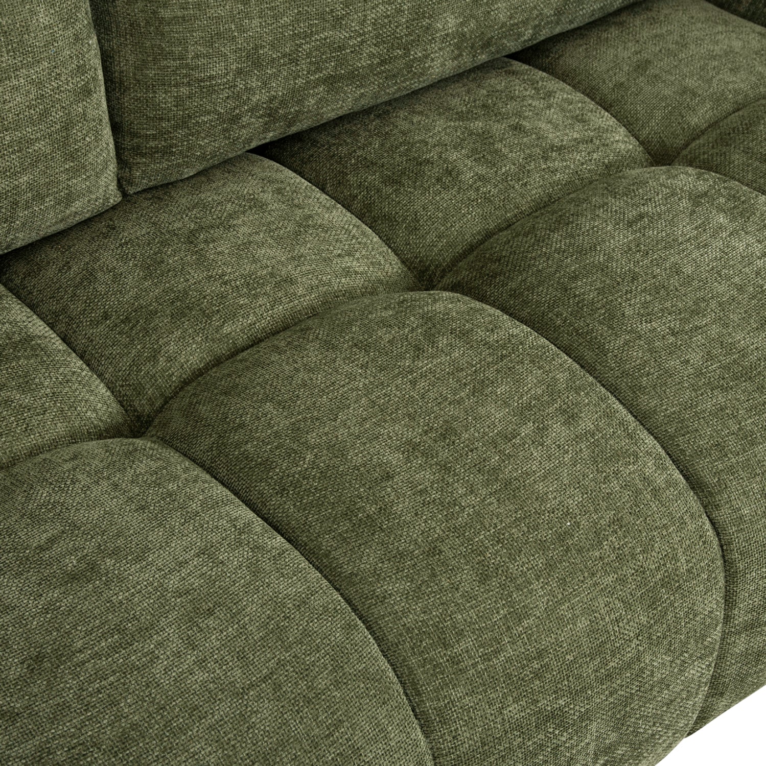 CORNER SOFA (RIGHT) COVEN HM3266.14R GREEN FABRIC 298x102-208x85Hcm.