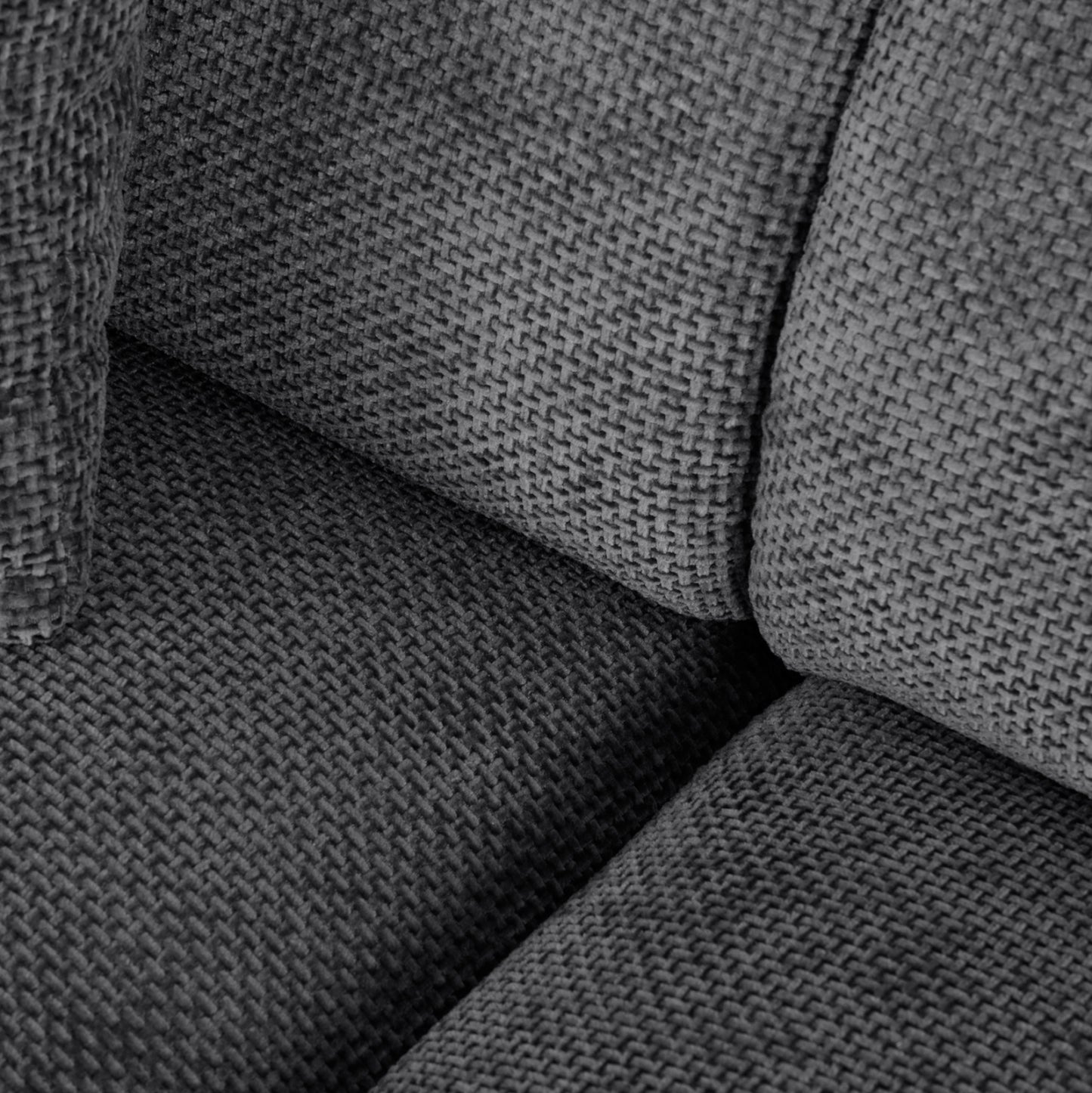 CORNER SOFA BRICKEN HM3275.04R ANTHRACITE FABRIC 110-282x98-160x72Hcm.